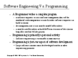 Software engineering vs it